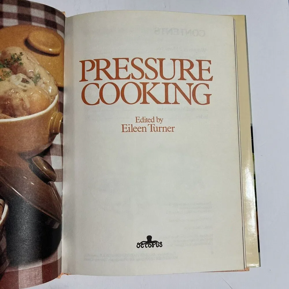 The Color Book of Pressure Cooking Edited by Eileen Turner Hardcover Cookbook